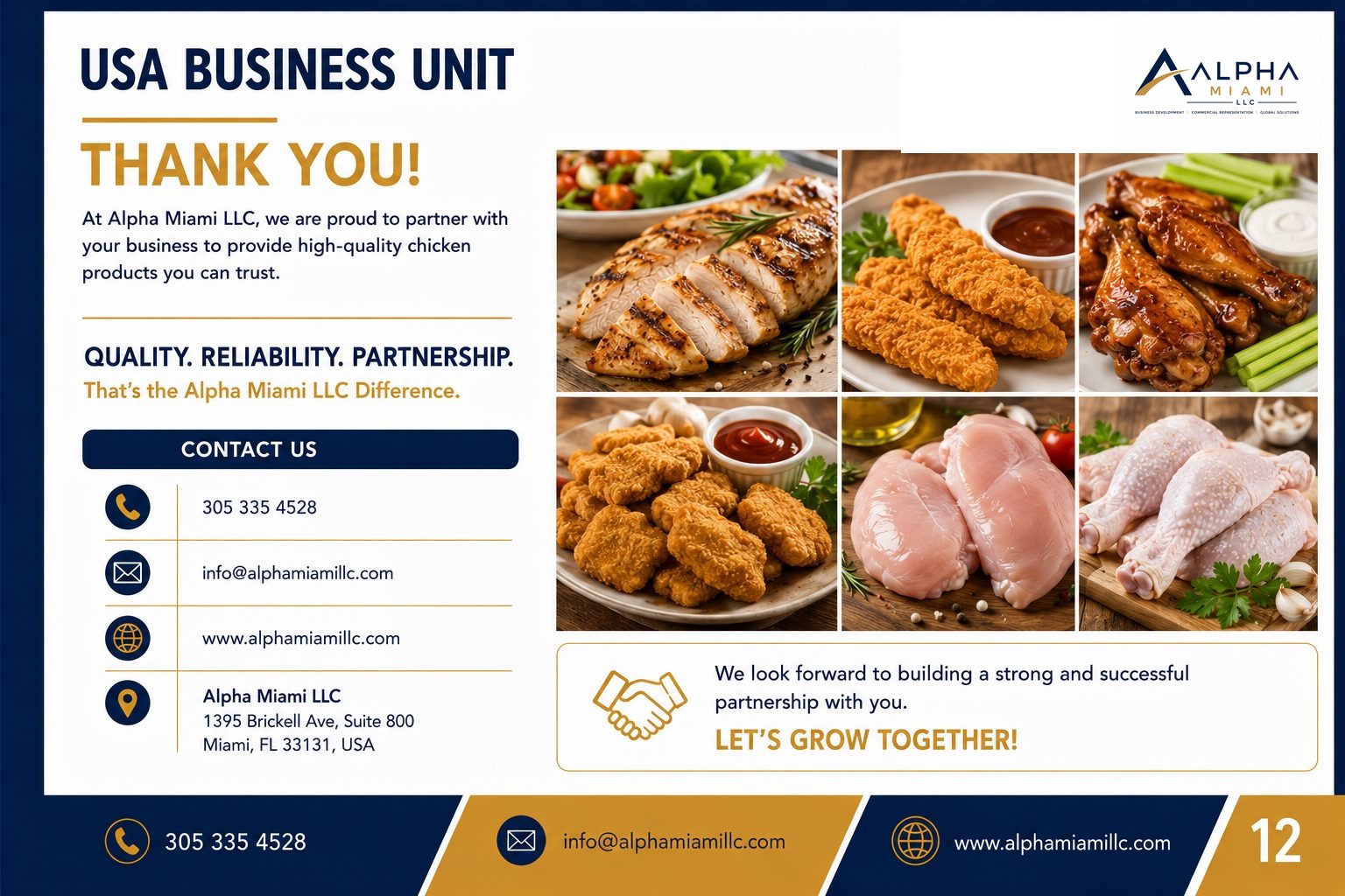 Quality, reliability, partnership — contact the Alpha Miami team